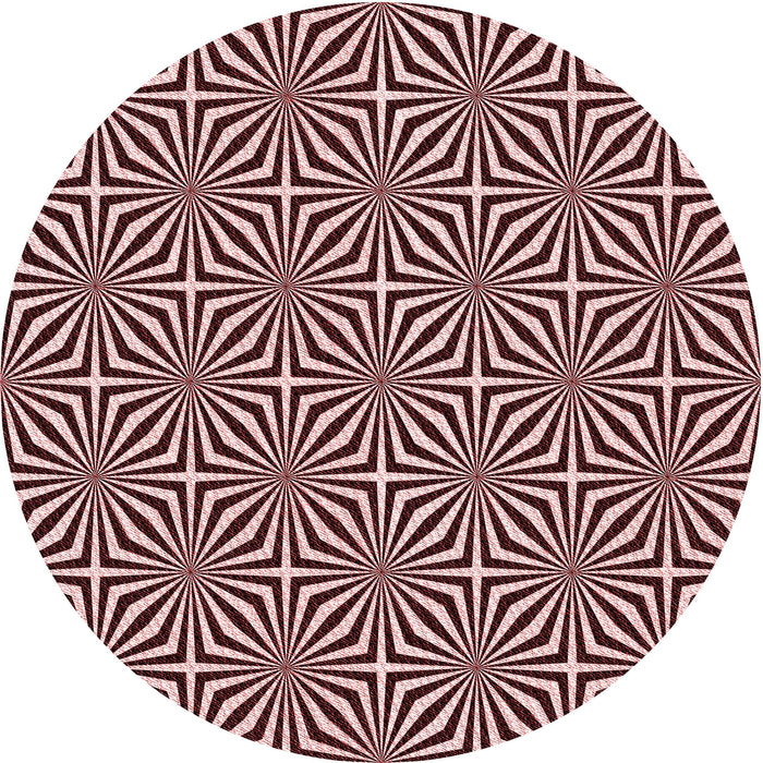 Square Patterned Baby Pink Rug, pat433rd