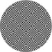 Sideview of Patterned Light Gray Novelty Rug, pat433