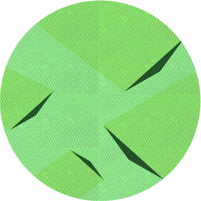 Square Patterned Emerald Green Rug, pat434grn