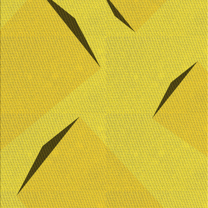 Patterned Yellow Rug, pat434yw