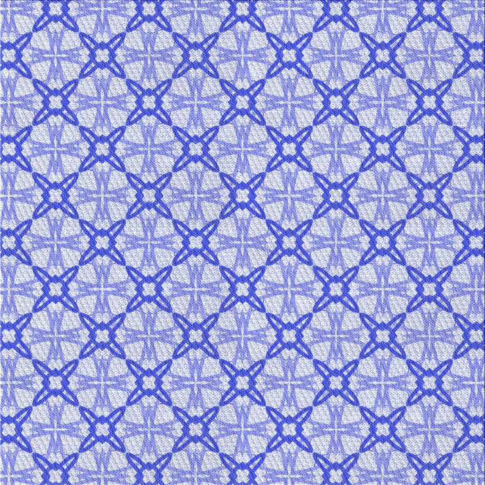 Round Machine Washable Transitional Periwinkle Purple Rug, wshpat435blu