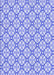 Patterned Periwinkle Purple Rug, pat435blu