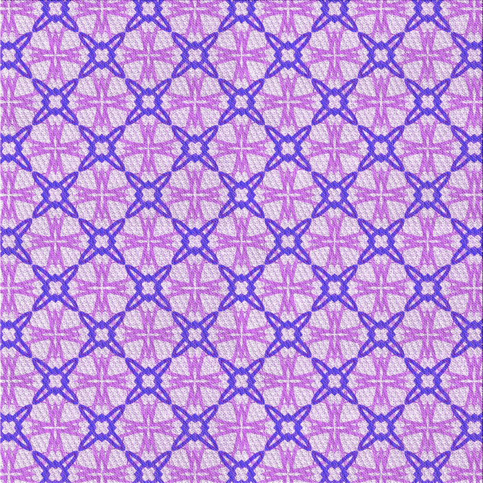 Round Patterned Blossom Pink Rug, pat435pur