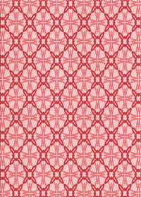 Machine Washable Transitional Deep Rose Pink Rug, wshpat435rd