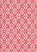 Patterned Deep Rose Pink Rug, pat435rd