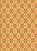Patterned Orange Red Orange Rug, pat435yw