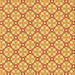 Round Patterned Orange Red Orange Rug, pat435yw