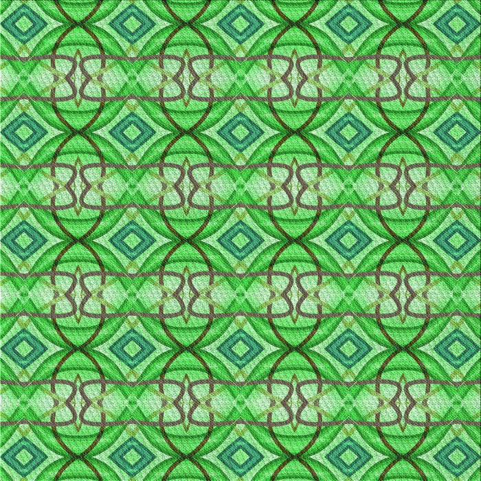 Round Machine Washable Transitional Dark Lime Green Rug, wshpat436grn