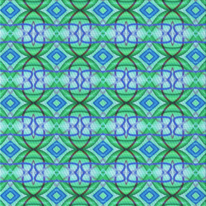 Round Patterned Glacial Blue Ice Blue Rug, pat436lblu