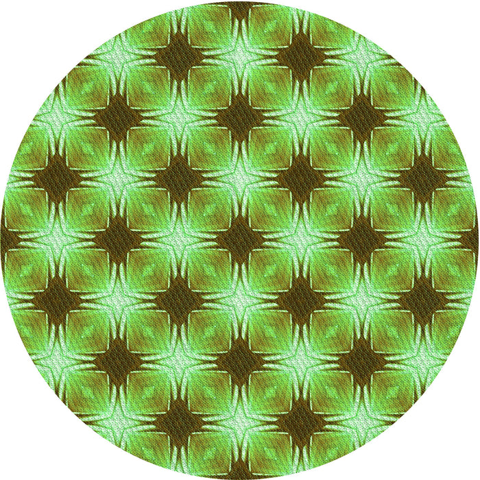 Square Patterned Emerald Green Rug, pat437grn