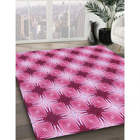 Patterned Violet Purple Rug, pat437pur