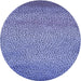 Square Patterned Deep Periwinkle Purple Rug, pat438blu