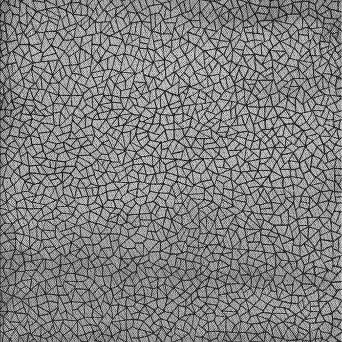 Patterned Black Rug, pat438gry