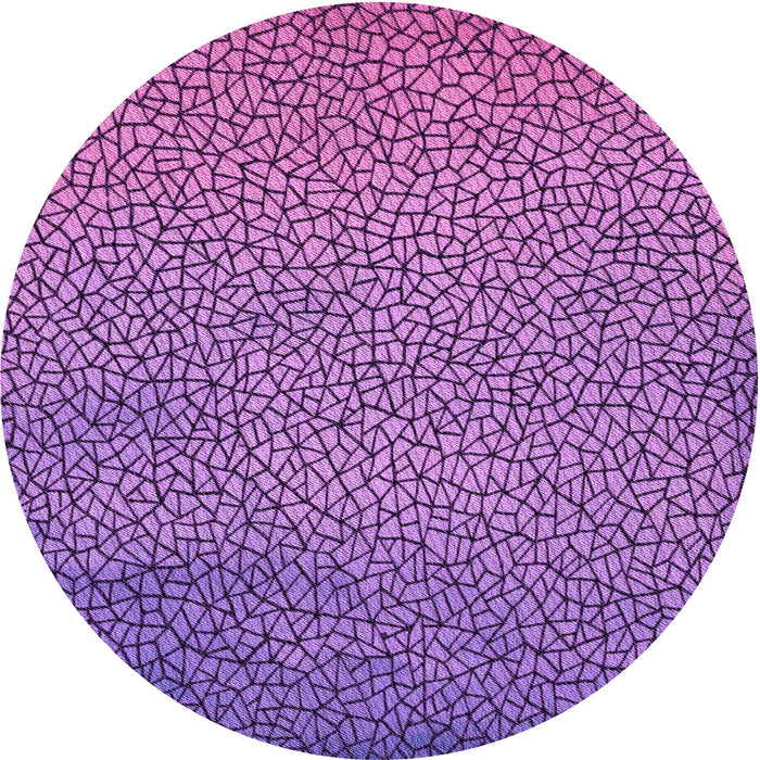 Square Patterned Purple Rug, pat439pur