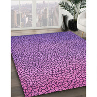 Patterned Purple Rug, pat439pur