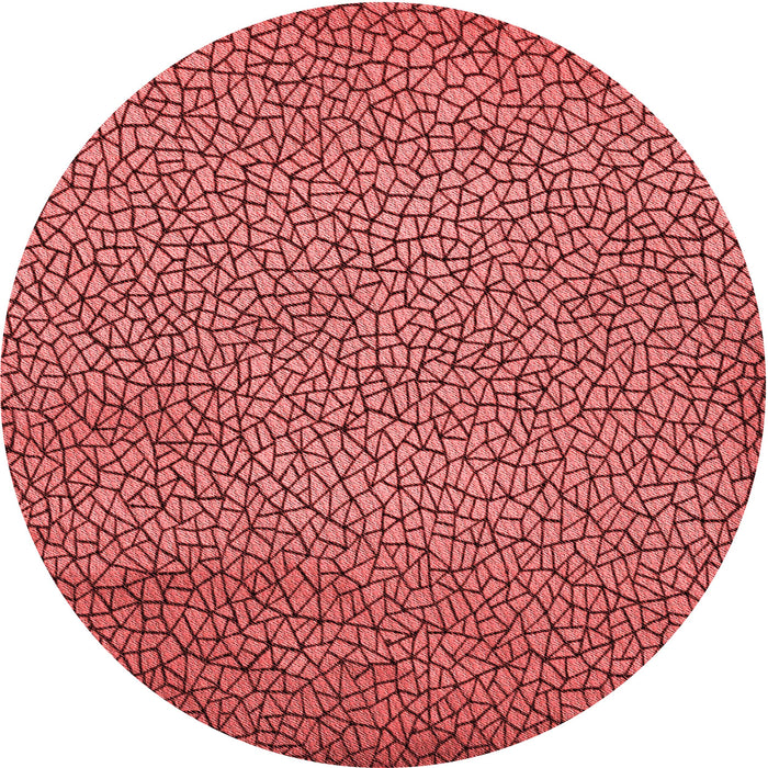 Square Patterned Red Rug, pat439rd