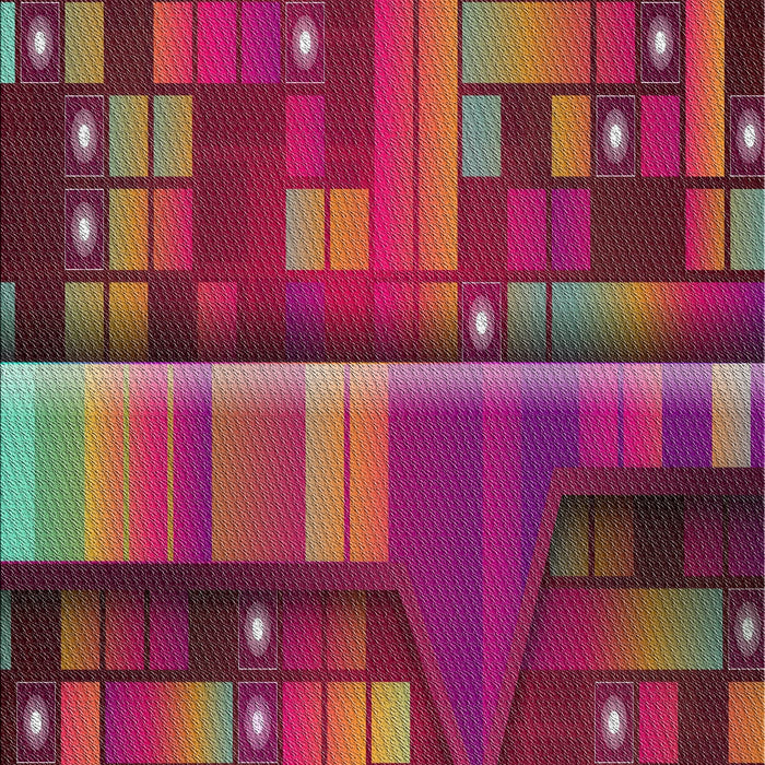 Machine Washable Transitional Carbon Red Rug, wshpat43