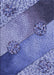 Patterned Denim Blue Rug, pat440blu