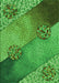 Patterned Deep Emerald Green Rug, pat440grn