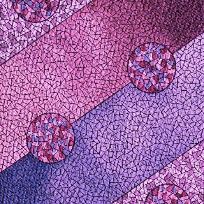 Patterned Dark Magenta Purple Rug, pat440pur