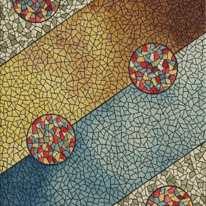 Patterned Bakers Brown Novelty Rug, pat440