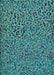 Machine Washable Transitional Turquoise Green Rug, wshpat441lblu