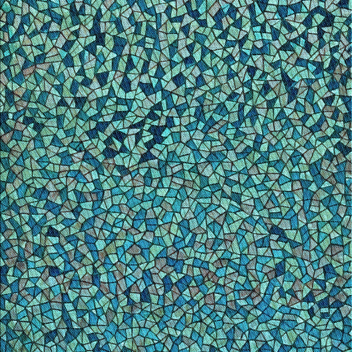 Patterned Turquoise Green Rug, pat441lblu