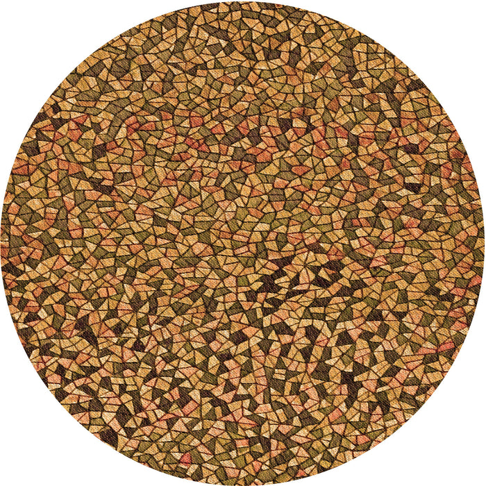 Square Machine Washable Transitional Red Brown Rug in a Living Room, wshpat441org