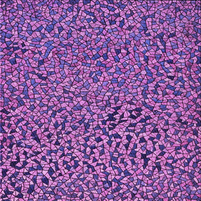 Round Patterned Purple Rug, pat441pur