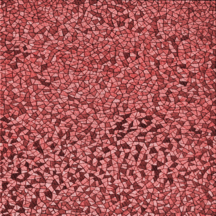 Round Machine Washable Transitional Red Rug, wshpat441rd