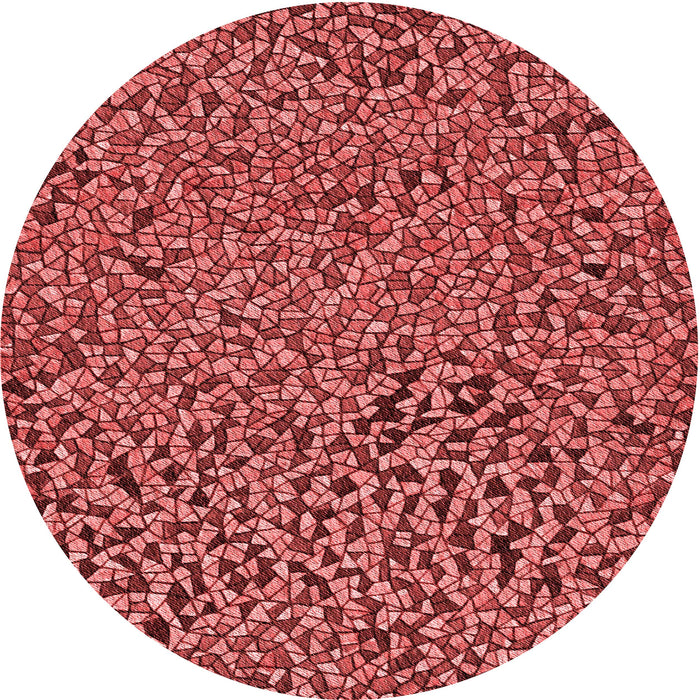 Square Patterned Red Rug, pat441rd