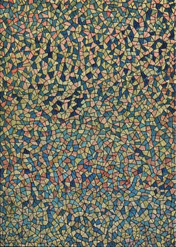 Patterned Green Novelty Rug, pat441