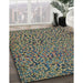 Machine Washable Transitional Green Rug in a Family Room, wshpat441