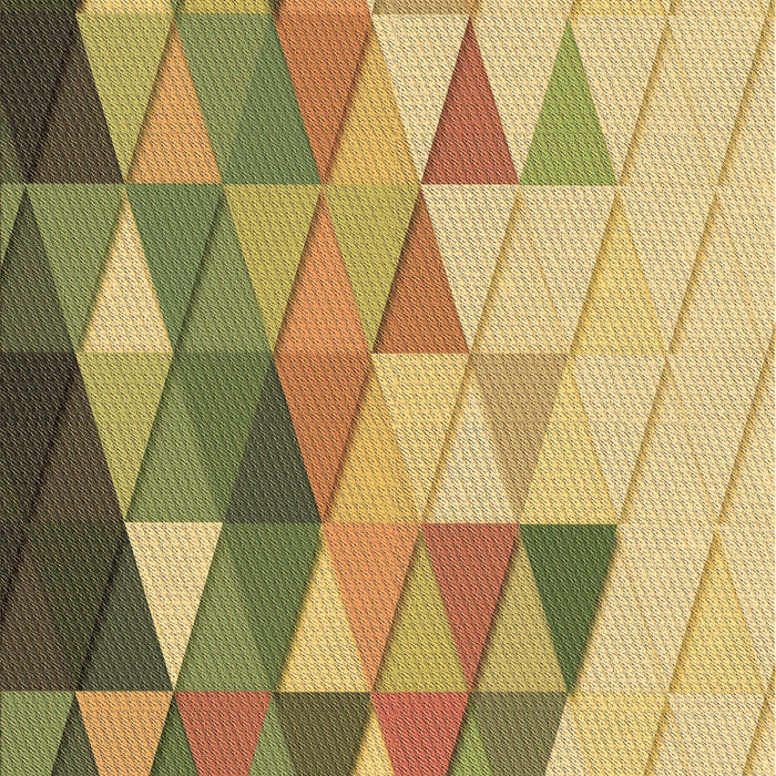 Patterned Golden Brown Yellow Rug, pat442brn