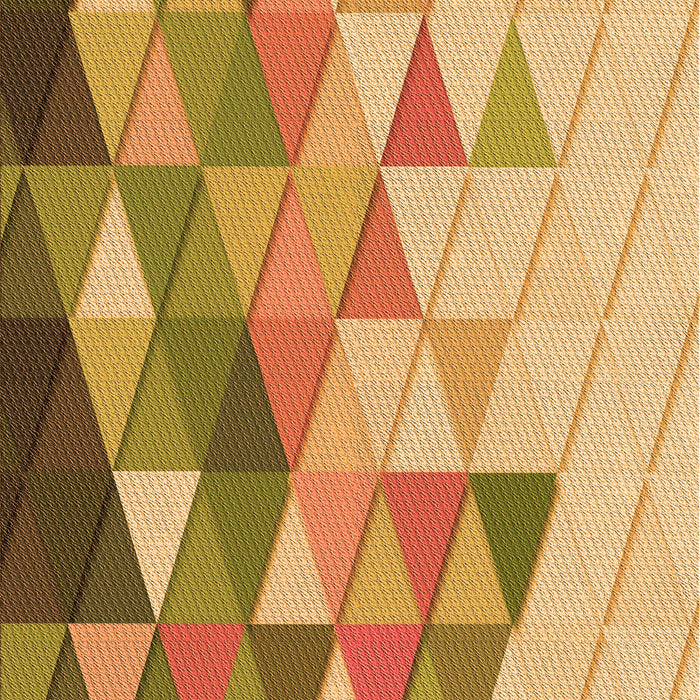 Patterned Yellow Orange Rug, pat442org