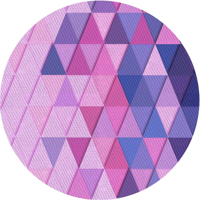 Square Patterned Bright Lilac Purple Rug, pat442pur