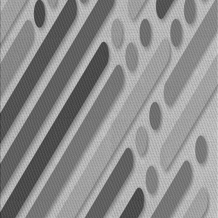 Machine Washable Transitional Cloud Gray Rug, wshpat443gry