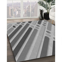 Patterned Cloud Gray Rug, pat443gry