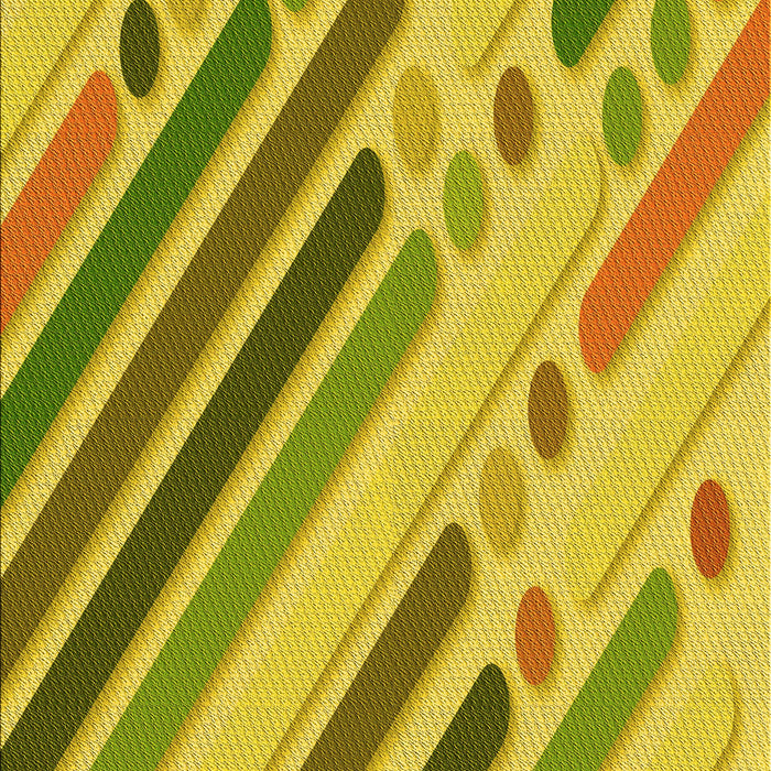 Patterned Yellow Rug, pat443yw