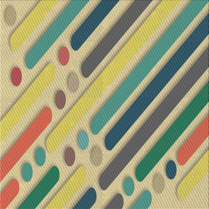 Sideview of Machine Washable Transitional Brown Rug, wshpat443