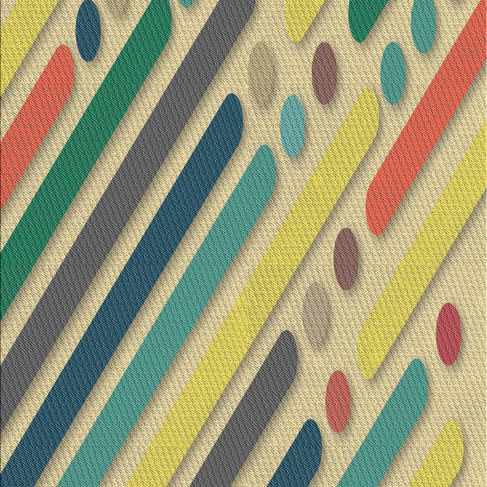 Patterned Brown Novelty Rug, pat443