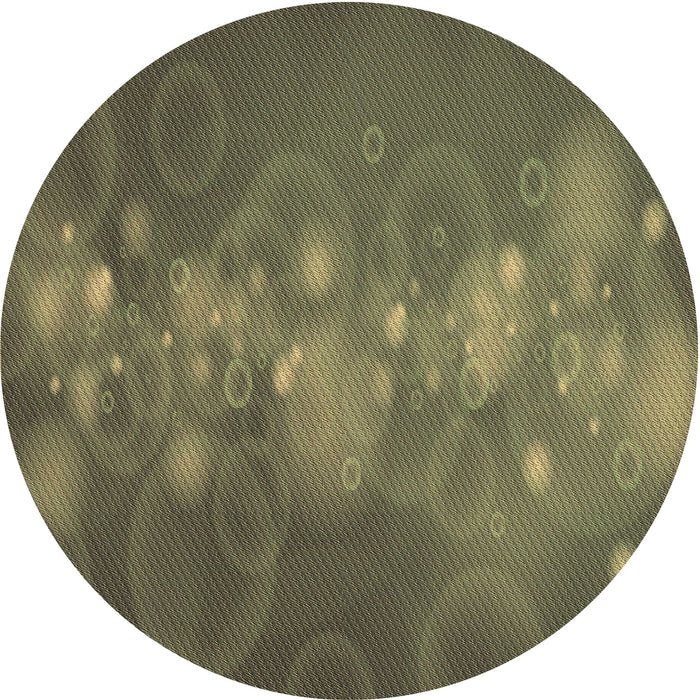 Square Machine Washable Transitional Army Green Rug in a Living Room, wshpat444brn