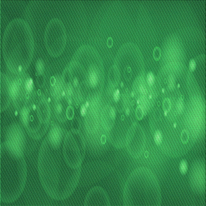 Round Patterned Green Rug, pat444grn