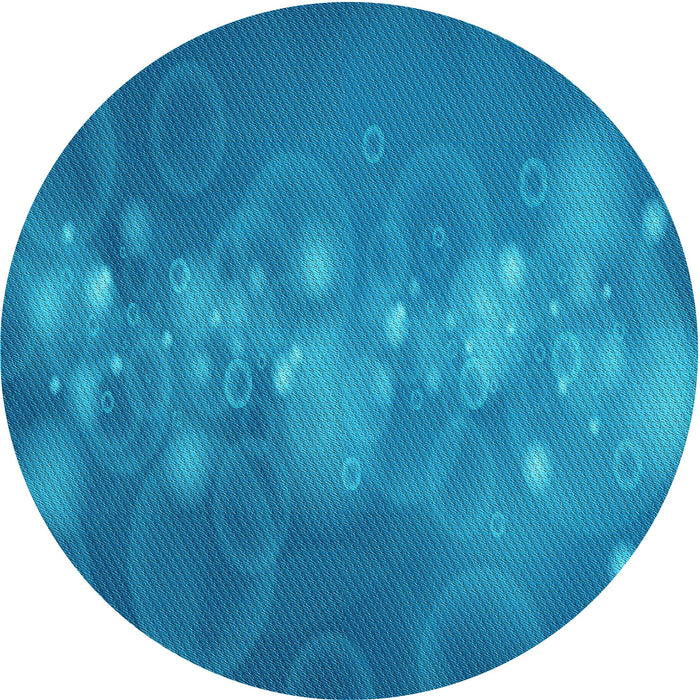 Square Machine Washable Transitional Bright Navy Blue Rug in a Living Room, wshpat444lblu