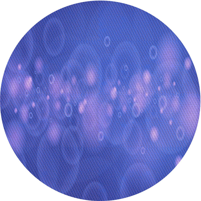 Square Patterned Light Slate Blue Rug, pat444pur
