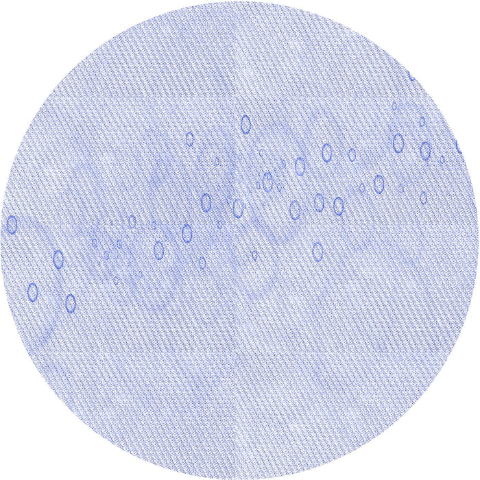 Square Patterned Lavender Blue Rug, pat445blu