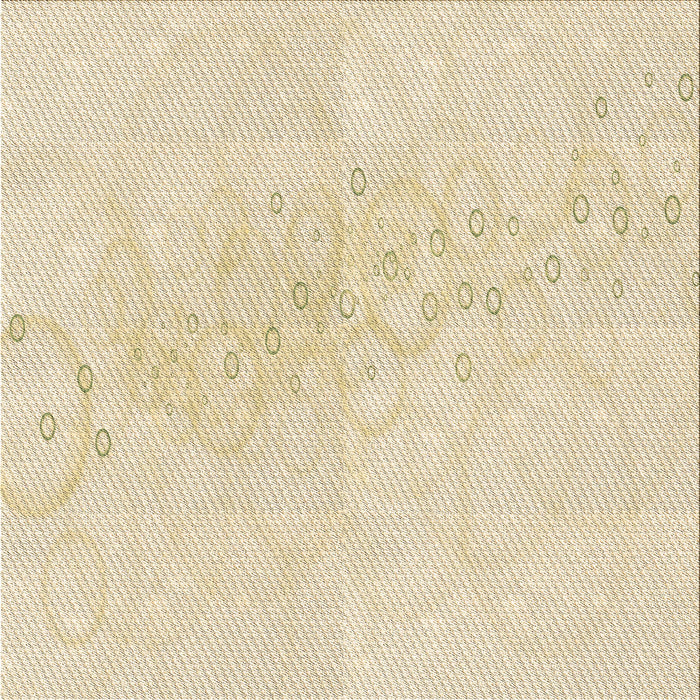 Round Patterned Brown Sugar Brown Rug, pat445brn