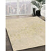 Machine Washable Transitional Brown Sugar Brown Rug in a Family Room, wshpat445brn