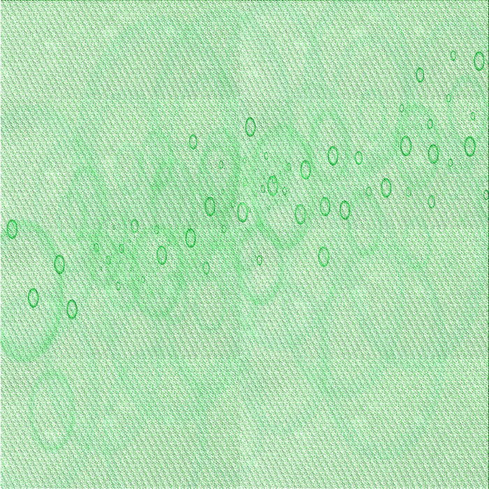 Round Patterned Mint Green Rug, pat445grn