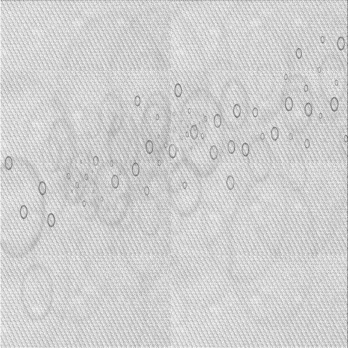 Round Patterned Cloud Gray Rug, pat445gry